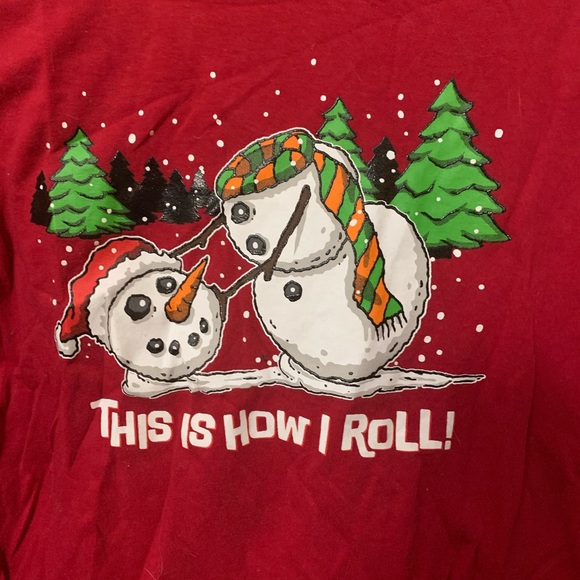 Boys snowman long sleeve shirt - Picture 2 of 4